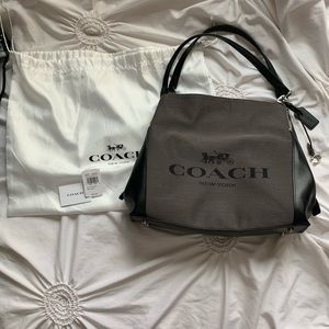 brand new horse&carriage jacquard dalton shoulder bag